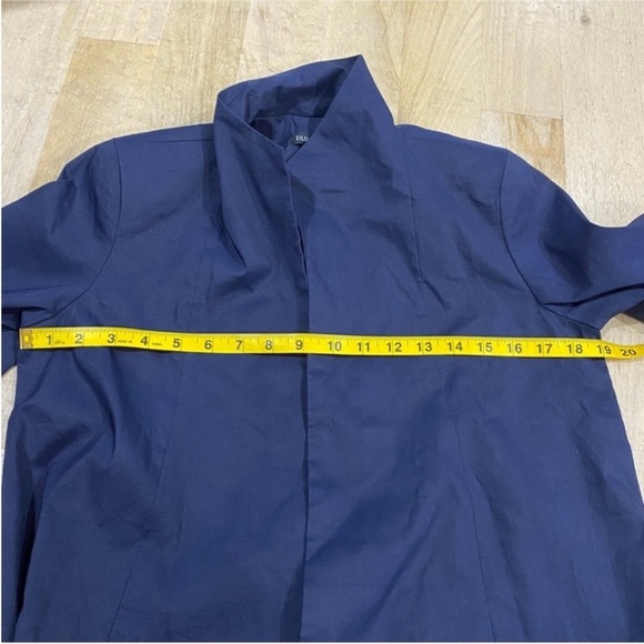 Eileen Fisher high collar flare hem jacket NWT - Picture 11 of 13